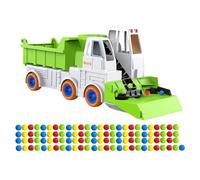 Construction Vehicles - Electric Sweeping Bead Unbreakable Mixer Truck | Sliding Snow Plow Toy Vehicle for Boy, Early Educational Toys for 3 Year Old Boys Girls
