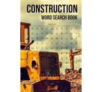 Construction Word Search Book: Word Searches with Easy to Read Print about Construction, Heavy Equipment, Building, and More | 6x9 inches, 110 pages | ... Holidays, Free Times, and Hard Hat Wearers