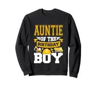 Construction Worker Bday Party Auntie Of The Birthday Boy Sweatshirt