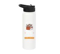Construction Worker Because Badass is not a Job Title Stainless Steel Insulated Water Bottle
