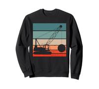 Construction Worker Excavator Crane Driver Sweatshirt