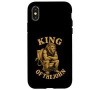 Construction Worker King Of The John Fun Case for iPhone X/XS