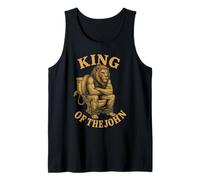 Construction Worker King of The John Fun Tank Top