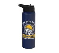 Construction Workers Few More Days Construction Men Stainless Steel Insulated Water Bottle