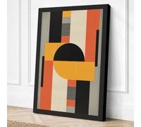 Constructivist Composition Canvas Wall Art Print 30x20 Inch (76 x 51 cm)