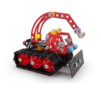 Constructor Nordic - Metal Construction Set - 215 Pieces - Track Construction Equipment to Assemble - STEM Set from 8 Years