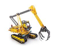 Constructor Pro Melman - Metal Construction Set - 866 Pieces - XXL Track Excavator to Assemble - Expert Set from 8 Years