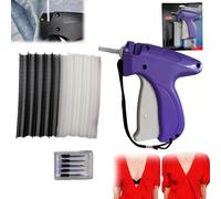 Consulbe for Sewing Machine,Quick Clothing Fixer,Quilt Tacking Gun,Micro Stitch Gun,Mini Stitch Hemming Gun for Clothes,Micro Tagging Stitch Tool for Clothing (Purple)