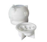 Consumable Elastomer Block Cast Halloween Deck Storage Container Flame Making Rosin Art Undertakings Food Grade Silicone Cast