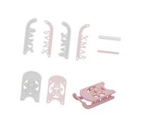 Consumable Elastomer Cast Christmas Ski Bridge Shape for Creative Rosin Art and Ornamentation Christmas Silicone Cast