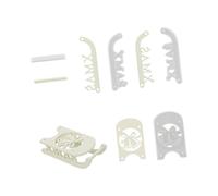 Consumable Elastomer Cast Christmas Ski Bridge Shape for Creative Rosin Art and Ornamentation Christmas Silicone Cast