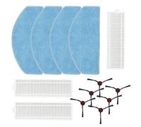Consumable Replacement Set for Laresar Mars 01 Robot Vacuum Cleaner Including Side Brushes, Filters and Mop Cloths for Enhanced Cleaning Results
