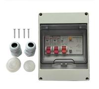 Consumer Unit 2 Way, IP65 Fuse Box with Circuit Protection, Circuit Breaker for Garages, Workshops, Mobile Homes, 1P + N40A + 1P6A + 1P16A (Standard kit)