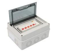 Consumer Unit, 4 Way Garage Caravan Consumer Unit 63A 30mA RCD 4MCB 2 * 6A+20A+32A Rapid Tripping for Garages Caravans Workshops Outbuildings