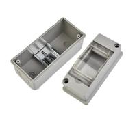 Consumer Unit Circuit Breaker, Miniature Circuit B IP65 Waterproof Fuse Switch Box 2 MCB's 40A 30mA RCD Dustproof Horizontal Row Mini Consumer Unit Plastic(2 Way)