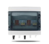 Consumer Unit,Circuit Breaker Panels Solar photovoltaic PV Combiner Box With Lightning Protection 2 input 2 out DC 600V Fuse MCB SPD Waterproof Box IP65 12ways(32A DC MCB)