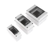 Consumer Unit, Fuse Box Outdoor Waterproof Electrical Distribution Box Circuit Breaker MCB Power Plastic Junction Wire Supply(B)