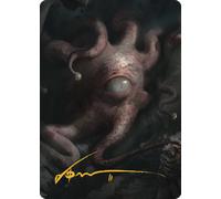 Consuming Aberration Art Card (#22) (Gold Signature) | Commander Legends: Battle for Baldur's Gate