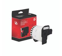 Five Star Non-OEM Replacement for Brother DK-44205 Black on White 62mm x 30.48m FS672860