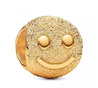 PANDORA Lucky Face Charm Gold Tone Mini 764526C00