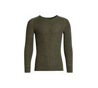 Conta Thermal Long Sleeve Shirt Natural Cotton Undershirt Base Layers Thermal Underwear for Men Size 5-10, Olive melange, M