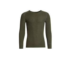 Conta Thermal Long Sleeve Shirt Natural Cotton Undershirt Base Layers Thermal Underwear for Men Size 5-10, Olive melange, M