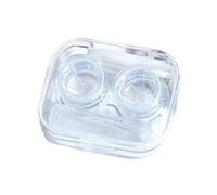 Contact Case with Tweezers | Portable Mini Contact Lens Kit | Hard Shell Storage Box for Dormitory, Travel, Business Trip, Home