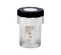 Contact Cleaning Container, Manual Cleaning Rotation Case: Compact Daily Maintenance Machine for School, Camping, Hog