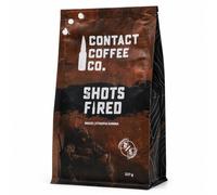 Contact Coffee Shots Fired Whole Bean | 2/5 Strength | Smooth All-Day | Veteran Owned 227g