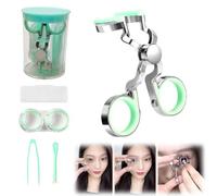 Contact Lens Applicator Tool,Color Contact Lenses Wearing Aids,Contacts Lens Helper,Eye Contact Removal Tweezers,Eye Opener with Contact Lens Case,Contact Lenses Remover and Insertion Tool (Green)