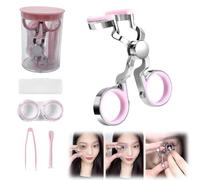 Contact Lens Applicator Tool,Color Contact Lenses Wearing Aids,Contacts Lens Helper,Eye Contact Removal Tweezers,Eye Opener with Contact Lens Case,Contact Lenses Remover and Insertion Tool (Pink)