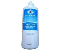 Contact Lens Care Saline Solution 360ml | Gentle Rinse & Storage Solution for All Soft Contact Lenses | Sterile, pH Balanced Formula for Daily Lens Hygiene
