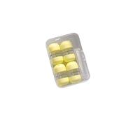Contact Lens Cases,Contact Lenses Case Box 20Pcs Cute Lens Container Women Contacts Case Men Color Contact Lenses Storage Box Portable Travel Set(Yellow)