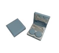 Contact Lens Cases,Contact Lenses Case Box 3pcs Elegant Lens Container Women DIY Contacts Case Men Color Contact Lenses Storage Box Portable Travel Set(Sky Blue)