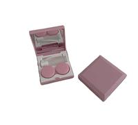 Contact Lens Cases,Contact Lenses Case Box 3pcs Elegant Lens Container Women DIY Contacts Case Men Color Contact Lenses Storage Box Portable Travel Set(Pink)