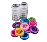 Contact Lens Cases,Contact Lenses Case Box Colorful Clear Contact Lens Case Box Holder Container Soak Storage Kit for Travel Random Color(30PCS)