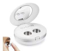 Contact Lens Cleaner, BlumWay Ultrasonic Contact Lens Cleaner with USB Charger, Small & Portable, Fit Disposal Soft Lens, Hard Lens, Contact Lens, Colored Lens, RGP Lens & OK Lens (Grey)