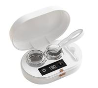 Contact Lens Cleaner Machine - 3 Modes Fully Automatic Washer | Mirror Rechargeable Eye Contact Cleaner, for Men Women Students Dorm School Home Travel