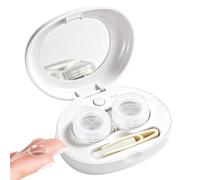 Contact Lens Cleaner - Ultrasonic Cleaning Case, Rechargeable Magnetic Lid