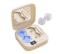 Contact Lens Cleaning Machine: Ultrasonic Cleaner With Type-C Charger, Colored Contact Lens Cleaner | Compact 9CM ABS Design, 7ML Cleaning Tank, Battery D