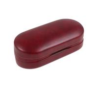 Contact Lens Holder,Two-layer Faux Leather Case - Lens and Eyeglass Box - for Students Adults Men Women Teens On The Go School Travel, Red, verwijzen naar de beschrijving, Unisex