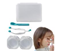 Contact Lens Remover Tool - Eye Contact Removal Tool Silicone, Soft Contacts Lenses Remover with Gentle Design, Scoop Contacts Tweezers for Girls, Eye Care Accessory for Easy Lens Insertion Removal