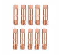 Contact Nozzles 0.9mm 10pcs MB15 15AK Contact Nozzles for Non-Contact Gas/Gas Nozzle 0.9mm MIG/MAG Welding Torch Consumables Contact Nozzles MIG Welder MIG (10pcs 15AK 0.9mm)