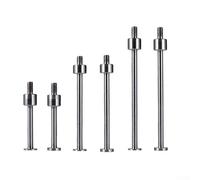 Contact Point Flat Type with 5mm Diameter Disc and M2 5 Thread for Depth Gauge Dial Digital Indicator Compatible with Height and Depth Gauges (Size:L40-0.4)