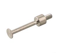 Contact Point Flat Type with 5mm Diameter Disc and M2 5 Thread for Depth Gauge Dial Digital Indicator Compatible with Height and Depth Gauges (Size:L20-0.4)