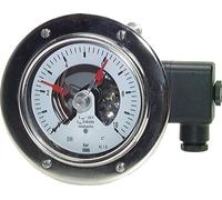 Contact Pressure Gauge 1NC/2NO 0..1bar (15psi) Stainless Steel/Brass 160mm Class 2.50 Rear Connection