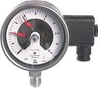 Contact Pressure Gauge 1NC/2NO 0..6bar (87psi) Stainless Steel 100mm Class 1 Below Connection
