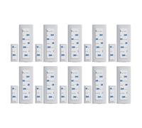 Contact Sensor Adhesive - Compatible with EUFY Sensor | Mounting Tape Replacement Pads | Works with Door, Window, Wall Alarm Sensors | Easy Mount, Peel and Stick (10 Pack - Small and Large)