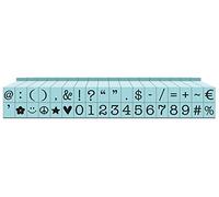 Contact USA Pegz Connectable Symbols and Numbers Stamp Set, Pool Blue, S