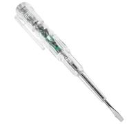 Contact Voltage Tester Pen for Live Wires, Dc 70- | Dual Light Visual Status, Pocket Clip Carry, Zinc Alloy ABS Body, Terminal Blocks and Vehicle Dc Checks
